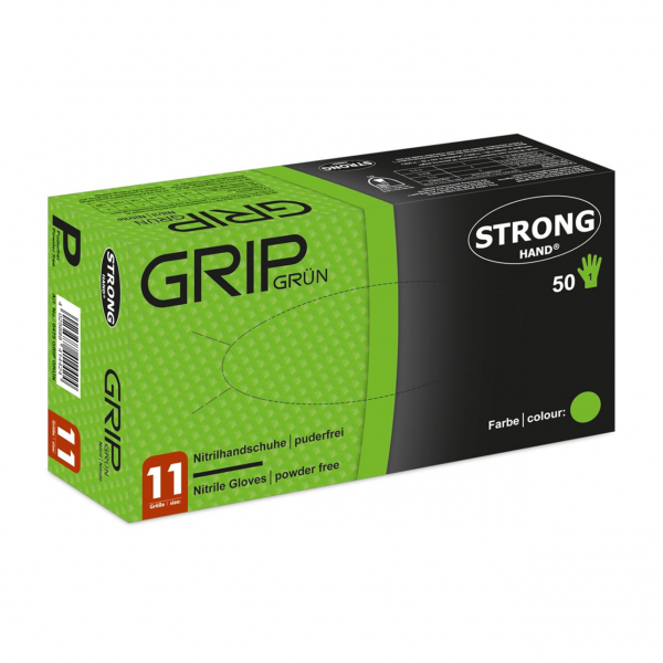 *GRIP SCHWARZ/ORANGE/GRÜN* STRONGHAND® HANDSCHUHE – Bild 3