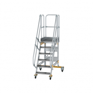 Plattformtreppe fahrbar 60° Stufenbreite 600 mm